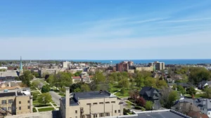 North view of Downtown Kenosha's KR9RK Receiver site for DMR and analog repeaters.