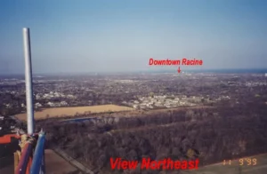 Northeast view from the tower